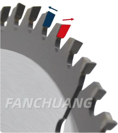 LEFT AND RIGHT TOOTH OF ALLOY SAW BLADE LEFT AND RIGHT TOOTH OF ALLOY SAW BLADE