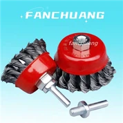 Krimpovaný drátěný kotoučový kartáč